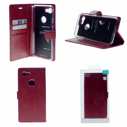 Agenda Google Pixel 3 Goospery Bluemoon, Bourgogne