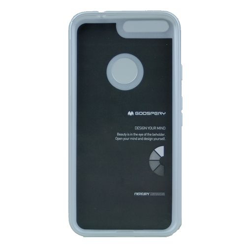 Goospery iJelly Metal Case For Google Pixel XL, Silver