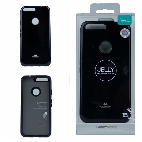 TopSave Goospery Jelly Case For Google Pixel XL, Black