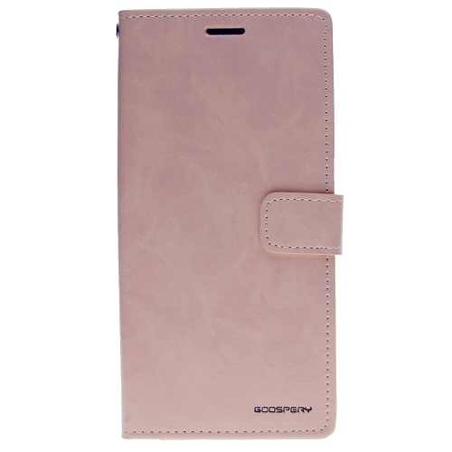 TopSave [Final Sale!] Goospery Bluemoon Card Holder With Magnetic Clip Leather Folio Wallet Flip Case For Huawei Mate 20 Pro, Rose Gold