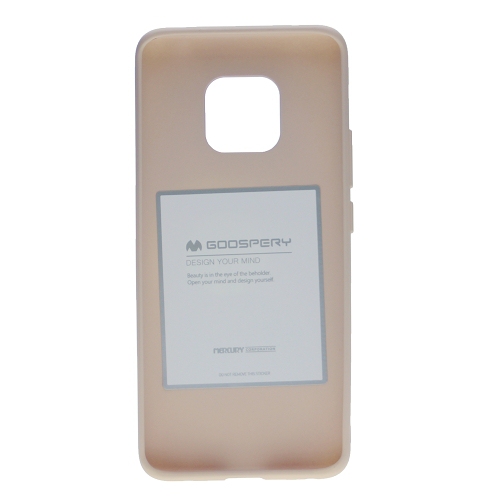 TopSave Goospery Soft Feeling TPU Silicone Case For Huawei Mate 20 Pro, Pink Sand