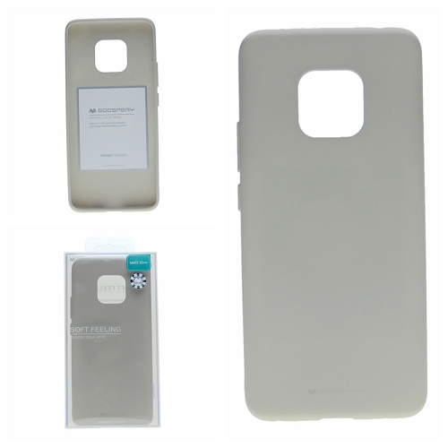 TopSave Goospery Soft Feeling TPU Silicone Case For Huawei Mate 20 Pro, Stone