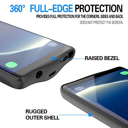 58I HandyH/ülle-f/ür-Samsung-Galaxy-Note 8,Klapph/üllen-Stand-H/ülle-Handy-Clear-View-360-Grad-Schutz-Unzerbrechlicher-St/änder-Bumper-Schutzh/ülle-PC-Cover-Case,f/ür-Samsung-Galaxy-Note 8