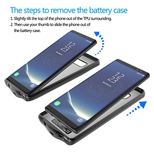 58I HandyH/ülle-f/ür-Samsung-Galaxy-Note 8,Klapph/üllen-Stand-H/ülle-Handy-Clear-View-360-Grad-Schutz-Unzerbrechlicher-St/änder-Bumper-Schutzh/ülle-PC-Cover-Case,f/ür-Samsung-Galaxy-Note 8