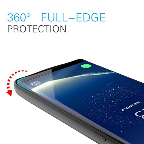 58I HandyH/ülle-f/ür-Samsung-Galaxy-Note 8,Klapph/üllen-Stand-H/ülle-Handy-Clear-View-360-Grad-Schutz-Unzerbrechlicher-St/änder-Bumper-Schutzh/ülle-PC-Cover-Case,f/ür-Samsung-Galaxy-Note 8