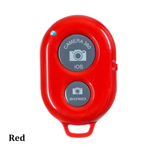Wireless Bluetooth Phone Camera Remote Control Shutter For Selfie Stick Monopod(Red)