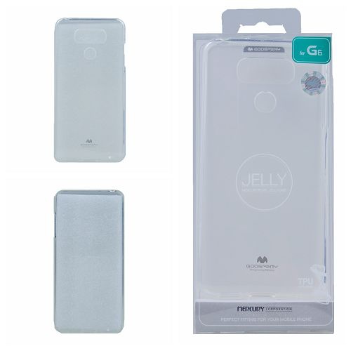 LG G6 Goospery Jelly Case, Clear