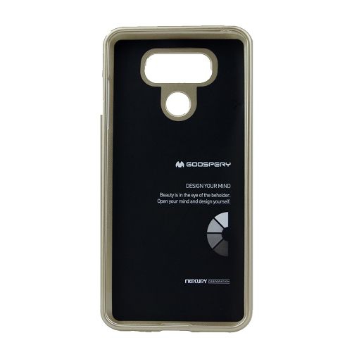 LG G6 Goospery Jelly Case, Gold