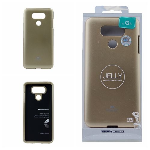 LG G6 Goospery Jelly Case, Gold
