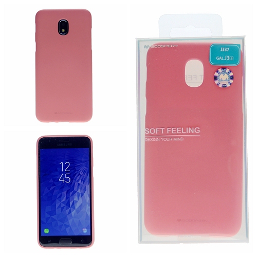 Samsung J3(18) Goospery Soft Feeling Case, Pink