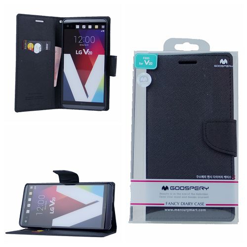LG V20 Goospery Fancy Diary, Black Brown(Picture is just a display not the actual color)