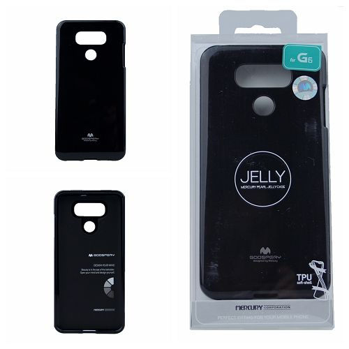 LG G6 Goospery Jelly Case, Black