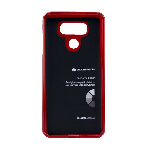 LG G6 Goospery Jelly Case, Red