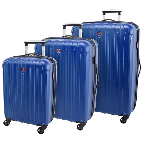 SWISSGEAR Balboa 3-Piece Hard Side Expandable Luggage Set - Blue