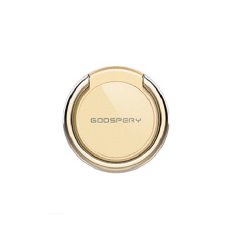 GOOSPERY  Mercury Mobile Cell Phone Finger Ring Stand Holder, Gold