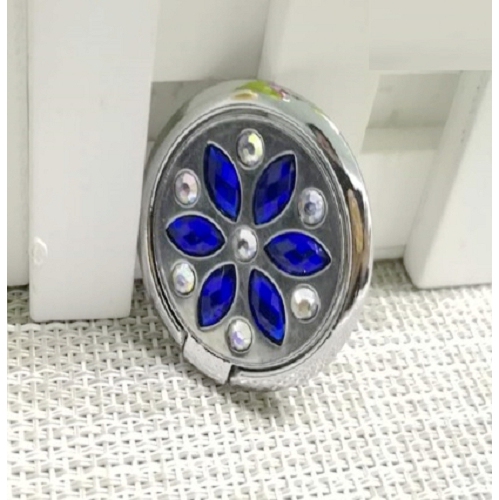 Universal Circle Flower Diamond Ring Stand Holder, Blue