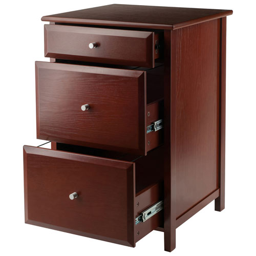 Delta Computer Desk with File Cabinet & Printer Table - Walnut