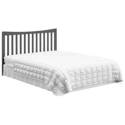 Graco Remi 4-in-1 Convertible Crib with Changing Table - Grey