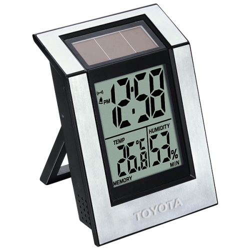 Matsuda Hybrid Powered LCD Clock