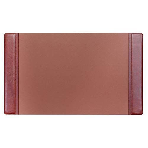 Dacasso P3001 Mocha Leather 34 X 20 Side Rail Desk Pad Best Buy