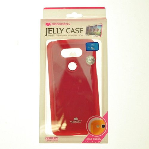 LG G5 Goospery Jelly Case, Hot Pink