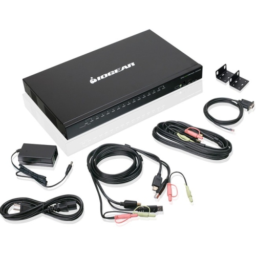 IOGEAR 16-Port USB HDMI KVM Switch with Audio