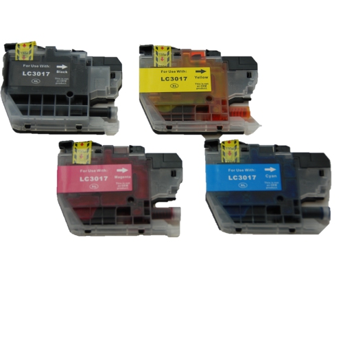Gotoners™ Generic Packaged 4PK Brother LC3017 XL High Yield BK/C/M/Y Compatible Inkjet Cartridge for MFC-J5330DW, J6530DW, J6930DW, J6730DW