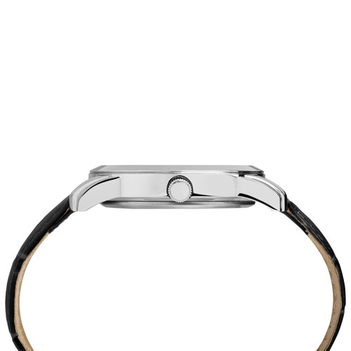 Timex 39mm Men's Casual Watch - Black/Silver