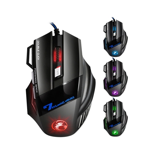 axGear Optical USB 5500 Dpi LED Gaming Mouse 7 Buttons Wired Mouse for Gamer Computer