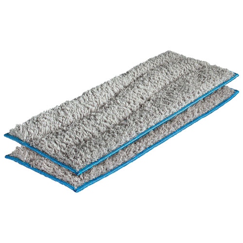 Lingettes de nettoyage humides lavables pour Braava jet série m d'iRobot - Paquet de 2 - Gris