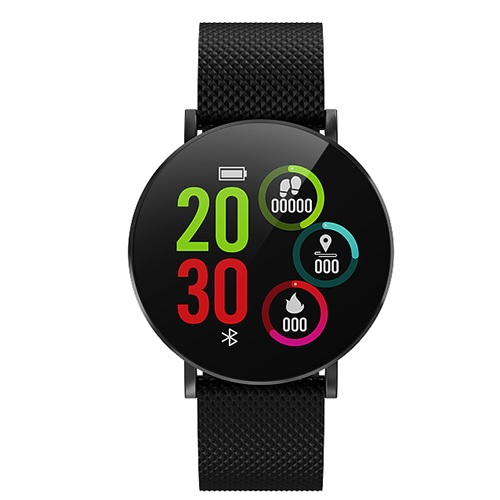 HYFAI Metal Waterproof Smart Watch Sports Heart Rate Blood