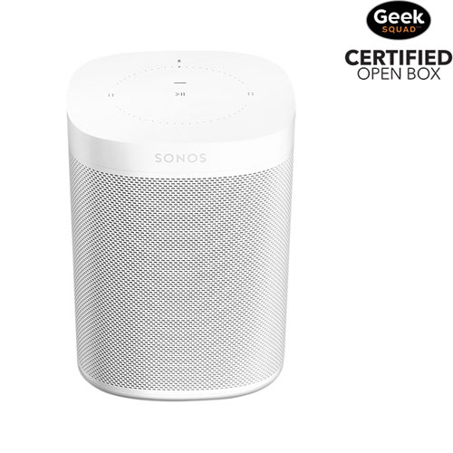 Sonos One - Smart Speaker w/ Amazon Alexa and Google Assistant Built-In - White - Open Box