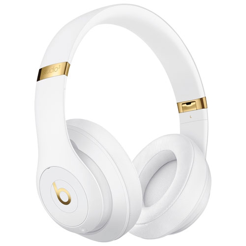 Refurbished - Beats by Dr. Dre Studio3 Over-Ear Noise Cancelling Bluetooth Headphones - White