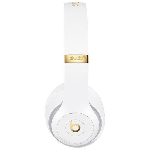 Refurbished - Beats by Dr. Dre Studio3 Over-Ear Noise Cancelling Bluetooth Headphones - White