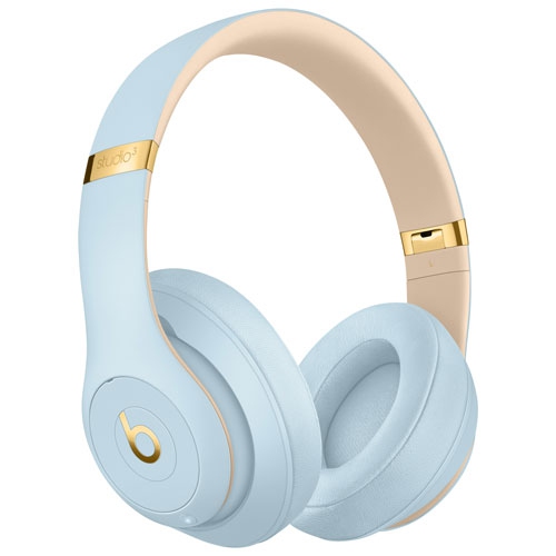 Beats by Dr. Dre Studio3 Skyline Over-Ear Noise Cancelling Bluetooth Headphones - Crystal Blue by BEATS BY DR. DRE - Refurbished condition - Image 2
