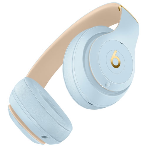 Beats by Dr. Dre Studio3 Skyline Over-Ear Noise Cancelling Bluetooth Headphones - Crystal Blue by BEATS BY DR. DRE - Refurbished condition - Image 3