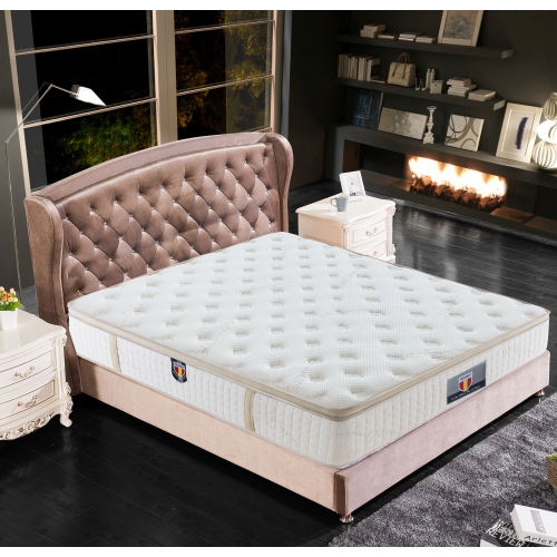 Husky® Five Star Comfort "Trinity" Organic Cotton , Blue Gel, HD Pocket Springs - Queen Mattress