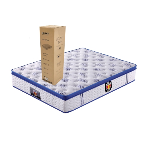 Husky® Five Star Comfort "Cloud Plus" - Ultra Plush HD Pocket Springs, Euro.Pillow-Top - Double Mattress