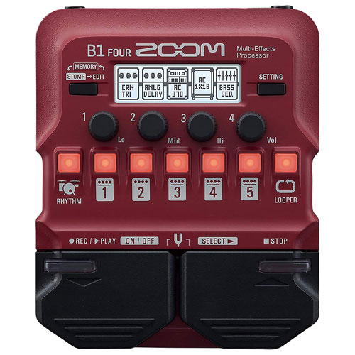 Zoom B1 Four Bass Multi-Effects Processor
