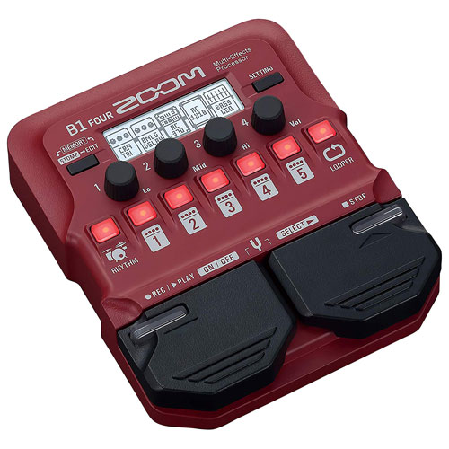 Zoom B1 Four Bass Multi-Effects Processor | Best Buy Canada