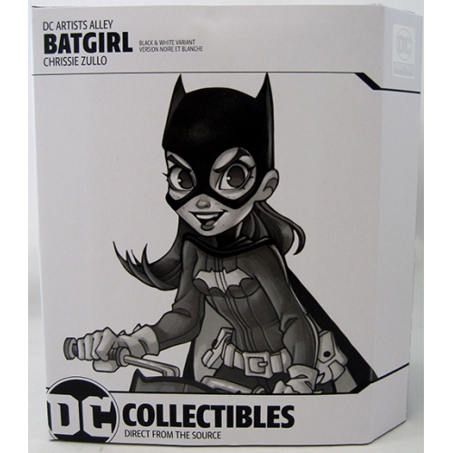 Figurine de Chrissie Zullo de 6 po de DC Artist Alley - Batgirl noir et blanc