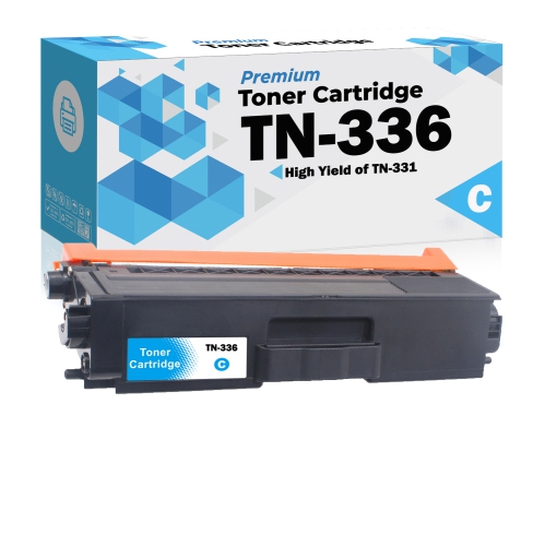 ULTRA TONER  New Superior Brother Tn331/336 Compatible Toner Cartridge-Brother Printer 8250/8350/8600 In Cyan