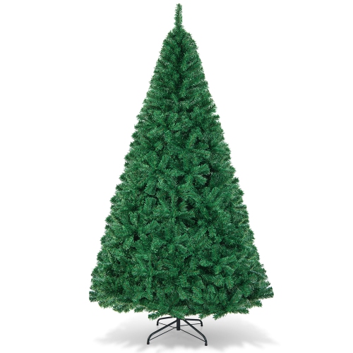 Gymax 5'/6'/7'/8' Green Holiday Season Artificial PVC Christmas Tree Indoor Outdoor Stand