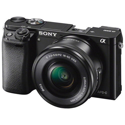 Sony Alpha a6000 Mirrorless Digital Camera with 16-50mm Lens (Black) (Open Box)