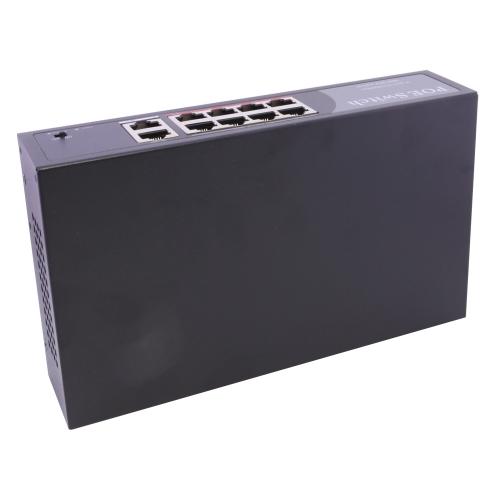 axGear PoE Network Switch 10/100m Power Injector 8 Port + 2 Port Power Over Ethernet