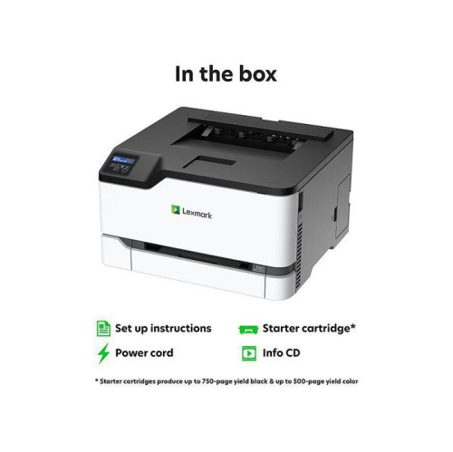 Lexmark c3324dw stampante laser a colori 4 wi-fi 600 x 600 dpi