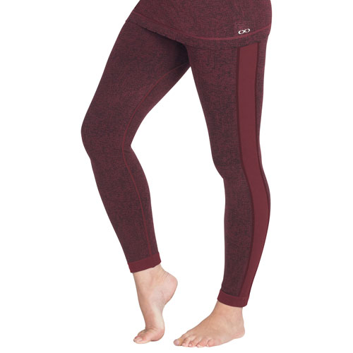 Modern Eternity Ella Active Maternity Pants - Small - Burgundy Jacquard