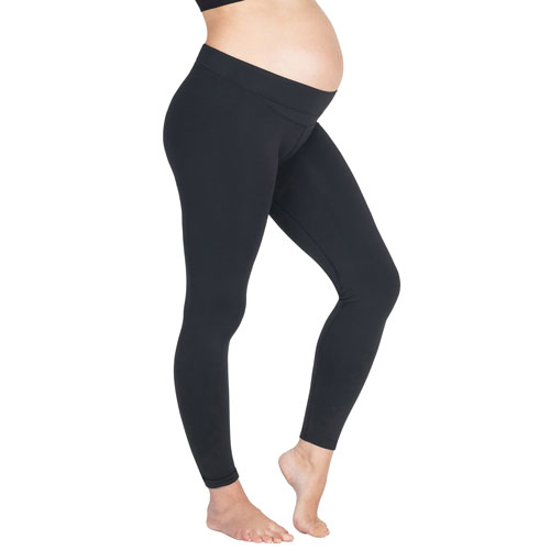 Pantalon de yoga de maternité Ella de Modern Eternity - Petit - Noir