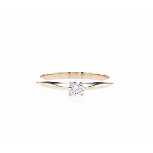 Vigueur 14K Rose Gold Tension-Set .30CT Canadian Diamond Solitaire Engagement  Ring - Bijouterie Lang