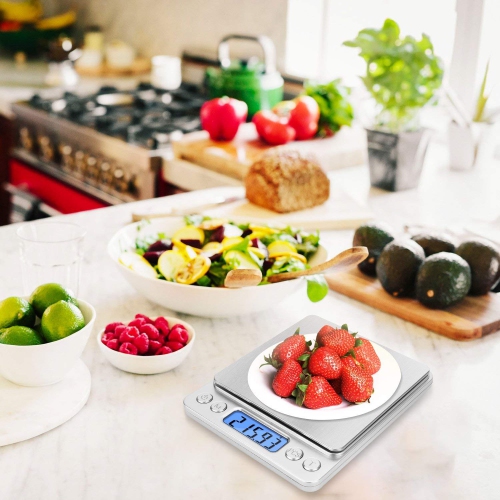 Gram Scale Digital Kitchen Series Scale 500 x 0.01g Multi-functionals for Cooking Baking Jewelry Weight